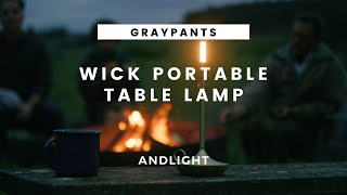 Graypants Wick Portable Table Lamp [upl. by Molloy]