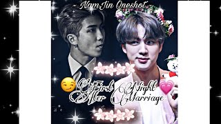 😏 First Night After Marriage 💑  NamJin FF 💞  🎁 Christmas Special Oneshot 🎄   BTS FF 💜 [upl. by Elyak]