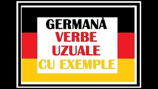 Invata germana  Rapid si usor VERBE UZUALE cu EXEMPLE [upl. by Aniratak545]