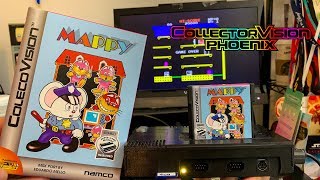 Playing ColecoVision Mappy on CollectorVision Phoenix Console [upl. by Electra]