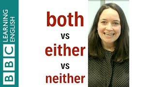 Both vs Either vs Neither  English In A Minute ⏰ [upl. by Ackerman]