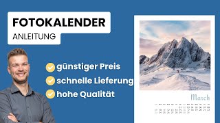 Fotokalender gestalten für 2025  Anleitung amp bester Anbieter [upl. by Ahsiyn801]