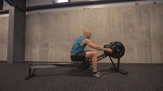 Getting Ready to Row on the Rowing Machine with Concept2 [upl. by Jarrad]