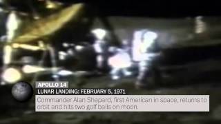 Six Apollo moon landings captured on video [upl. by Bianca]