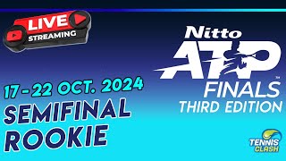 Tennis Clash Nitto ATP Finals 3rd Edition Rookie Semifinal Round October 2024 [upl. by Scevour984]