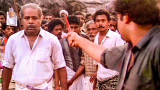 സേതു നിന്നോടാണ് പറഞ്ഞത് കത്തി താഴെയിടാൻ  Mohanlal Movie Scene  Kireedam [upl. by Atlee]