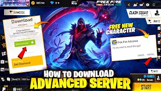 how to download advance server free fire  ob47 advance server download link  ff advance server [upl. by Loren354]