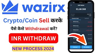 ⚡How To Withdraw Money From Wazirx To Bank Account ⚡Withdrawal From Wazirx  Step By Step 🔥 [upl. by Ttergram]