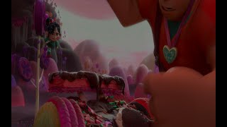 Wreck it Ralph  Ralph Destorys Vanellopes Kart 4K HDR [upl. by Nairbo]