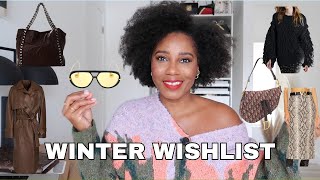 FALL amp WINTER FASHION WISH LIST WHATS IN MY CART  MONROE STEELE [upl. by Li782]