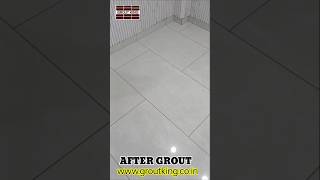 how to grout a floor tile shorts viral ytshorts tiles [upl. by Loeb]