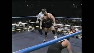 Steiner Brothers vs Jobber Mike Awesome amp Al Green NWA Worldwide 1989 [upl. by Saidel]