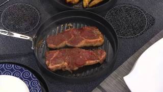 Emeril by All Clad Hard Anodized 12quot Round Grill Pan with Mary Beth Roe [upl. by Fayina219]