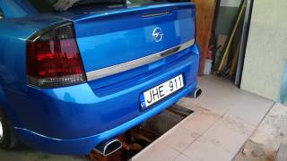 Opel Vectra OPC Z28NET straight stainless steel 3 exhaust [upl. by Hayne119]