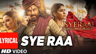 Lyrical Sye Raa Title Song Hindi  Chiranjeevi  Amitabh Bachchan  Ram Charan  Amit Trivedi [upl. by Euqinay616]