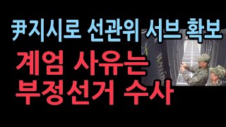 가짜 국회의원 밝히기위해 계엄 선포계엄군 선관위 서브 포렌식 장비로 복제 성공 尹 지시로 부정선거 증거 확보 [upl. by Torrlow]