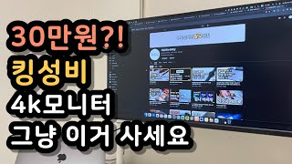 가성비 4k 모니터 3년 사용 후기 제가 잇섭님보다 빨리 구매했  맥북 모니터 추천  4k모니터 추천 [upl. by Britney]