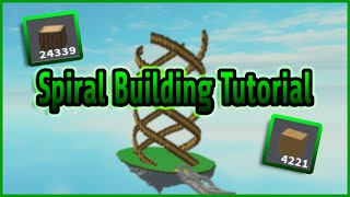 Roblox Islands Spiral Tower Tutorial [upl. by Einoj969]