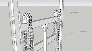 installation for guide rail lift guide rail structures are ready [upl. by Morocco20]