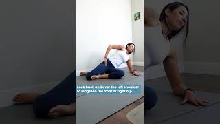 Lower back tightness Try this PSOAS stretch 👇 [upl. by Bari]