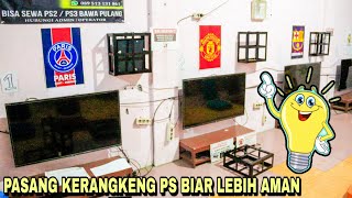 PASANG KERANGKENG PLAYSTATION WAJIB UNTUK PARA PENGUSAHA RENTAL PS [upl. by Ellekcim]