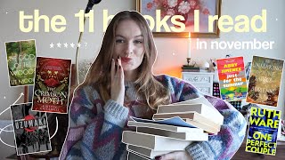 every book I read in november from worst to best 📚🌟 bookmas day two [upl. by Fawn]