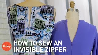 How to Sew an Invisible Zipper Step by Step  Sewing Tutorial with Angela Wolf [upl. by Tuddor]