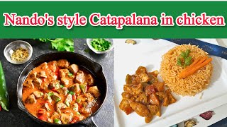 Nandos inspired PERiPaprica Chicken Cataplana fatimacuisine2020 [upl. by Adnalay]