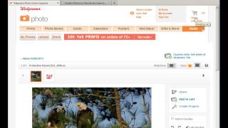 Walgreens Photo Order  How to upload Full Resolution as well as cropping to an 8x10 [upl. by Ahron]