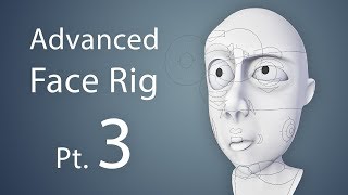 Creating an Advanced Face Rig Pt 3 Blender 26 Tutorail [upl. by Suivatra]