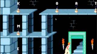 Prince of persia 1989 Walktrough Level 2 copy protection level [upl. by Diana]