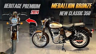 2024 New Bullet Classic 350 MEDALLION BRONZE  4 New Updates  Walkaround amp Review  Price [upl. by Silma]