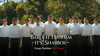 Camp Tashbar Red Team Color War MUSIC VIDEO Baruch Hashem Its Shabbos by Yaakov Shwekey [upl. by Kirven616]