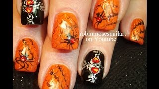 3 Halloween Nail Art Tutorials  Easy Nail Art for Beginners [upl. by Eagle663]