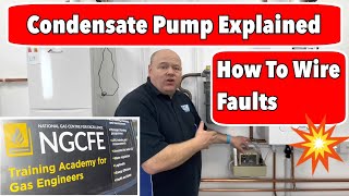 Condensate Pump Explained  How To Wire  Faults  NGCFE [upl. by Annecorinne]