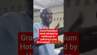 Grand Palladium Hotel slammed by Art Icon during meeting over Lucea Environmental Pollution 🇯🇲🇯🇲🇯🇲 [upl. by Kronfeld]