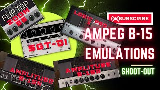 Best Ampeg B15 Emulations ShootOut ampegtv ikmultimedia NativeInstruments ZoomSoundLab [upl. by Tor142]