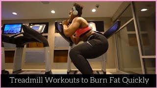 Best Treadmill Workouts for Beginners  Burn Fat Quickly  HIIT Training [upl. by Ahsienaj]