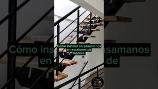 Cómo instalar un pasamanos en escalones de madera tips welding comosehace gatedesign diy laser [upl. by Eatnoed859]