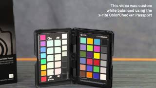 xrite ColorChecker Passport Demo Custom WB [upl. by Aicnelav924]