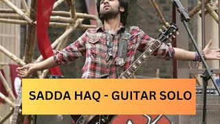 Sadda Haq  Guitar Solo  ARRahman  Rockstar  Orianthi  Mohit Chauhan [upl. by Norved85]