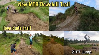 New Mtb Downhill Cycle Trail Form Baluwa Khani Love Dada21Ft jump secationmtb Nepal🇳🇵 [upl. by Rosalee434]