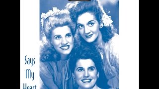 The Andrews Sisters  Shortenin Bread Recorded in 1938 Composed By Wood Wolfe [upl. by Garry766]