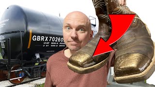 I used JB Weld to repair my work boots [upl. by Annail]