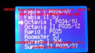 Super VAG IMMO COMMANDER V71 2016 NEW  Odometer change [upl. by Naibaf]