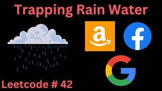 TRAPPING RAIN WATER  LEETCODE 42  PYTHON SOLUTION [upl. by Rebmyk463]