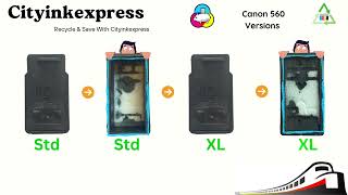 How to refill a Canon 560 Black ink cartridge [upl. by Rorry]