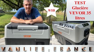 Test Glacière à compression VEVOR 35 litres Bi Zone T35K [upl. by Ahseenal]