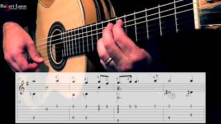 DIDOS LAMENT Dido and Aeneas  Henry Purcell  Full Sheet MusicTAB  Classical Guitar [upl. by Stulin]