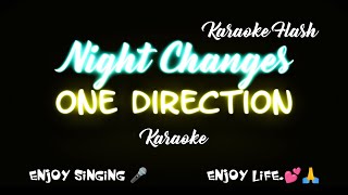 Night changes  One Direction Karaoke version Karaoke with Lyrics [upl. by Oiruam]